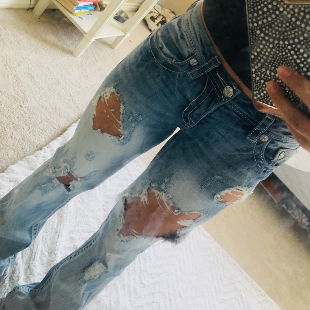 LIKE BRAND NEW size 14 miss me bootcut jeans